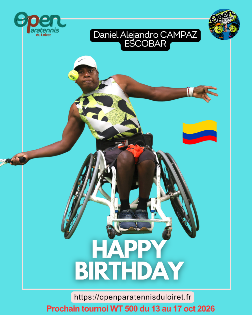 Open Paratennis du Loiret ; Daniel Alejandro CAMPAZ ESCOBAR